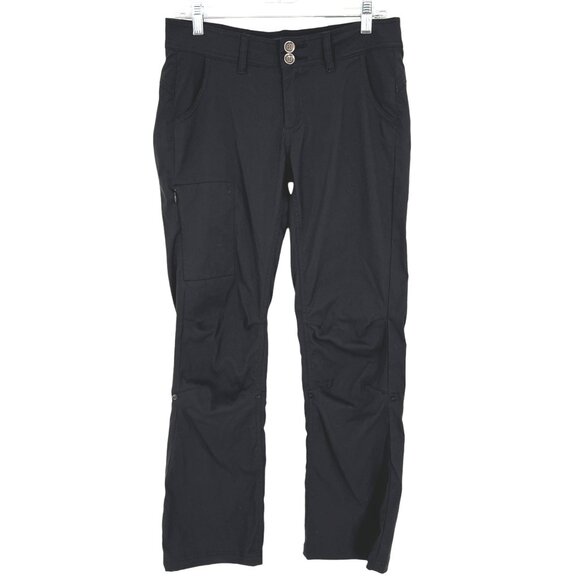 Prana Halle Black Convertible Pants Outdoor Hiking Womens Size 4 - Picture 1 of 10